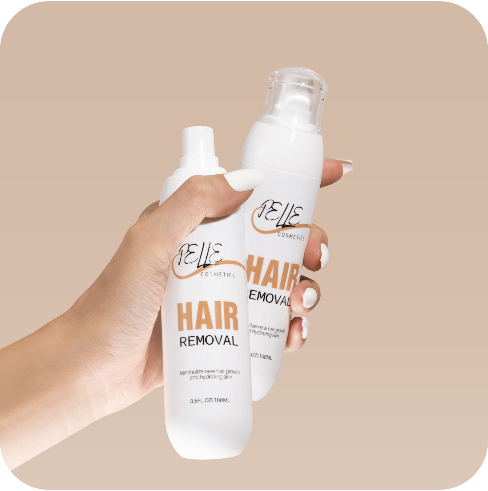 Dubbelpack hårborttagningsspray