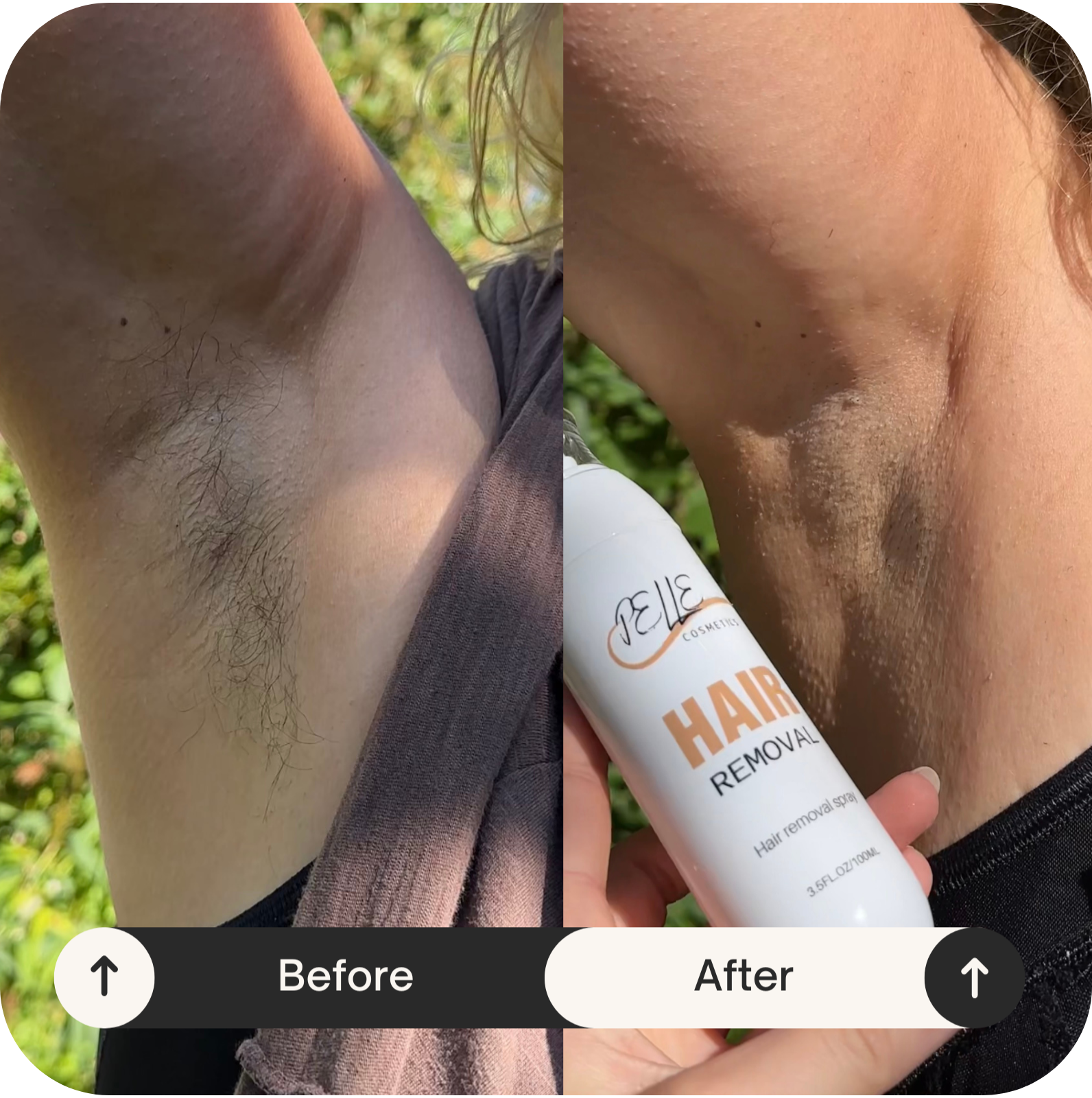 Pelle Cosmetics hårborttagningsspray